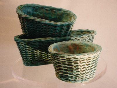 Metallics And Patinas Artistic Gallery Baskets