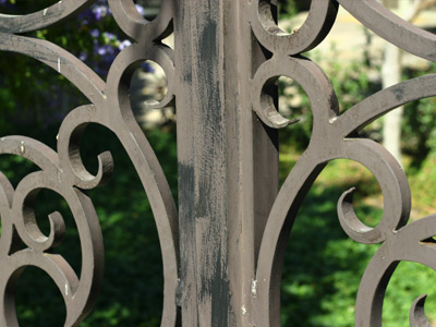 Metallics And Patinas Residential Gallery Gate Up Close Detail